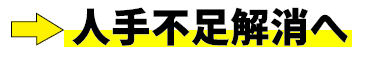人財不足解消